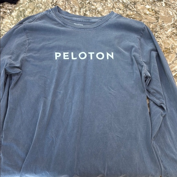 Peloton Blue Long Sleeve Tee - Picture 1 of 3